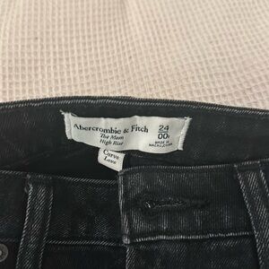 Abercrombie curve love black jeans